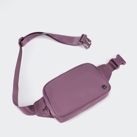Everywhere Belt Bag Large 2L, Pander Waterproof Everywhere Fanny Pack Purse for Women and Men with Adjustable Strap. (Purple Lavender)