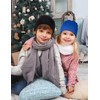 Kiiwah Pack of 2 Children's Beanie Hats, Soft Slouch Beanie,
