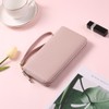 GAEKEAO women's wallet, large capacity leather women's wallet, zip clutch,