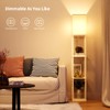 SUNMORY Shelf Floor Lamp with 3-Way Dimmable LED Bulb, Modern