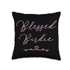 Blessed Birdie Throw Pillow