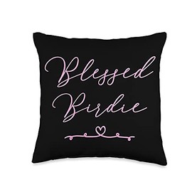 Blessed Birdie Throw Pillow