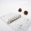 Lzcxszzm A7 Budget Binder Cover Clear PVC 6 Ring Binder