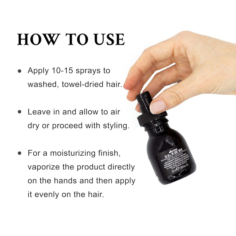 Davines OI All In One Milk, Hair Leave-in Conditioner Multi-Function
