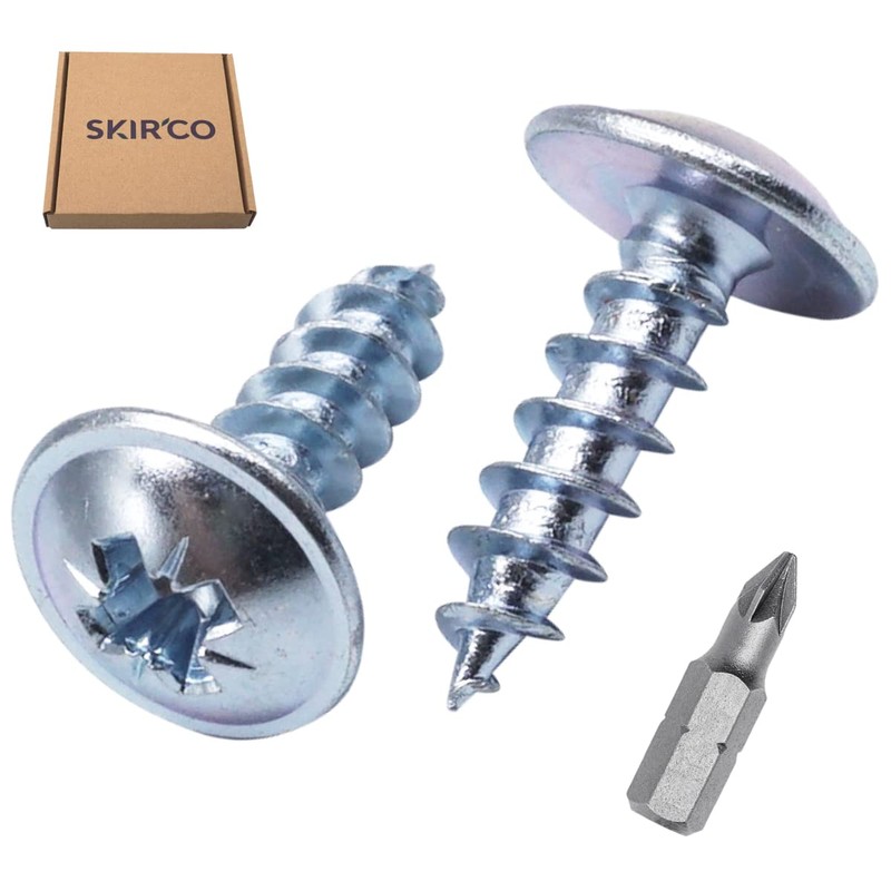 SKIR'CO (Pack of 80) Galvanised Steel 6.0 x 20mm Silver