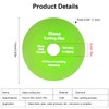 Glass Cutting Disc for Angle Grinder, 3 Pcs Diamond Cutting