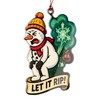 Let It Rip – Funny Snowman Christmas Ornament | Gag