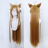 Cosplay Wig Long Straight Adjustable Exquisite Game Anime Cosplay Synthetic
