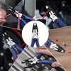 WORKPRO 5-in-1 Combination Pliers with Wire Stripper/Crimper/Cutter/Spanner | 8 inch