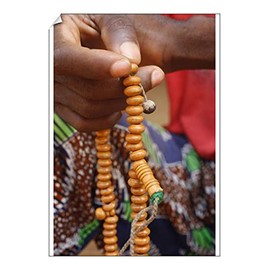 robertharding A1 Poster of Muslim Prayer Beads, Lome, Togo, West Africa, Africa (19953445)