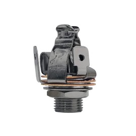 Pure Tone Technologies Pure Tone Multi-Contact 1/4 inch Stereo Output Jack | Black Nickel | Dual Tension Grounds & Dual Positive Tips for Optimal Signal, Tone & Lowest Possible Noise