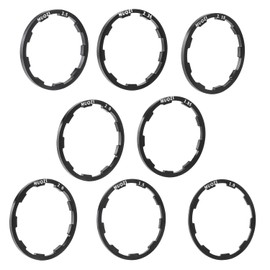 XINXINGDINGSHENG 8 Pcs Flywheel Gasket, Cassette Flywheel Hub Spacer, Aluminum Alloy Bicycle Hub Washer, Freewheel Washer Spacer for Mountain Road Bike