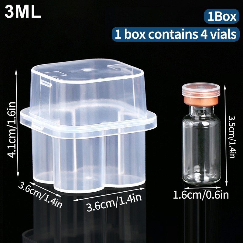 OrganiMax Refrigerator Storage Box – Peptide Vial Freezer Tube Container,