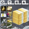MIXIAO Emergency Foil Thermal Blanket Gold (Pack of 6) Individually