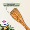 Hansi/Olive Wood Spatula Curved with 12 Holes