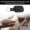 X AUTOHAUX Key Shell Case Keyless Entry Remote Key Fob