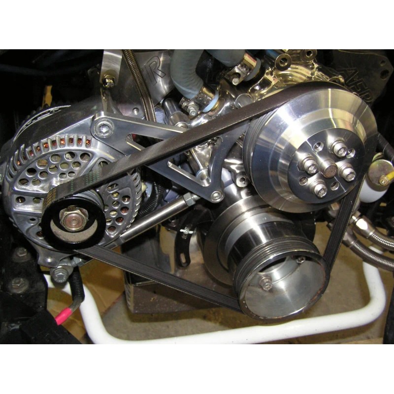 Ford 302 5.0 Bloque Chico\ Soporte De Alternador De Aluminio