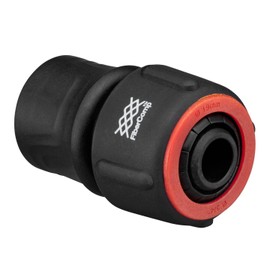 Fiskars hose connector, universal size, Ø 19 mm (3/4"), FiberComp, 40 g, black/red, FLOW, 1054787