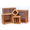 Orchid Nerd Teakwood 10" Square Wooden Orchid Basket Vanda Baskets