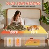 Heated Mattress Pad Queen, Cozy Bed Warmer with Preheat &
