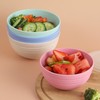 MaoMaoCha Unbreakable Cereal Bowls 24 OZ Reusable Wheat Straw Bowl