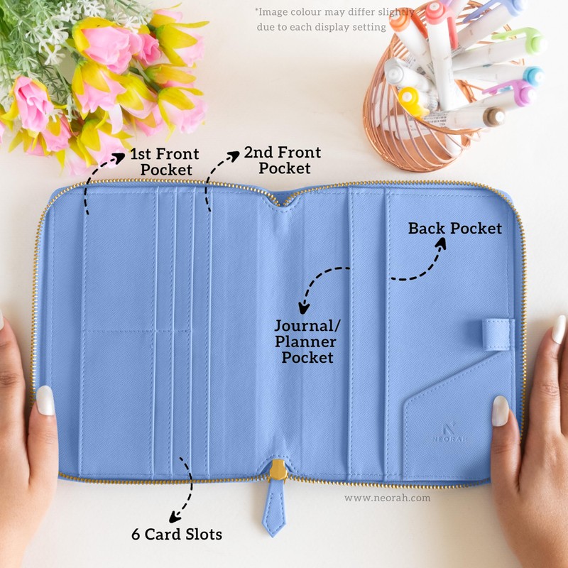 NEORAH — B6 Notebook SLEEVE with Compendium + Dotgrid JOURNAL