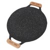 Round BBQ Grill Pan Metal Nonstick Grill Barbecue Plate Multifunctional