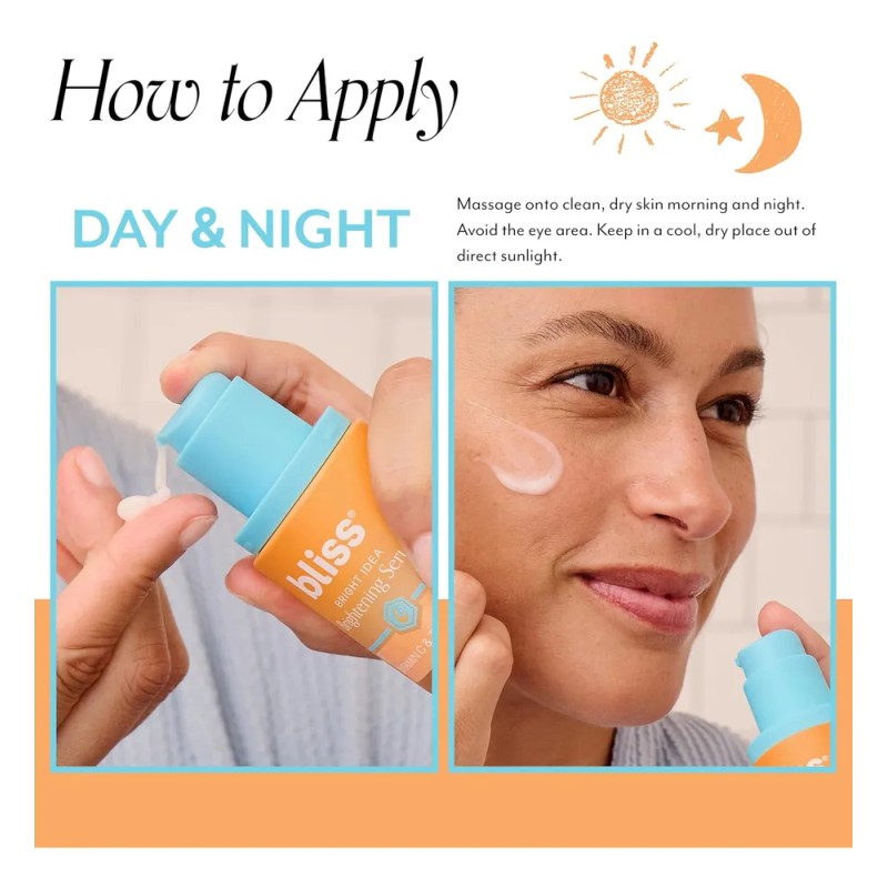 Bliss Bright Idea - Suero Abrillantador Vit C + Tripeptides
