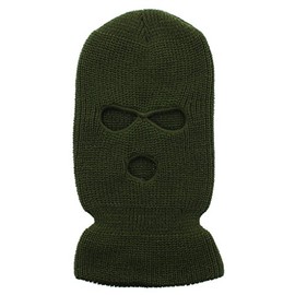 Milani Wintertime Essential Ski Mask - Three Hole Olive