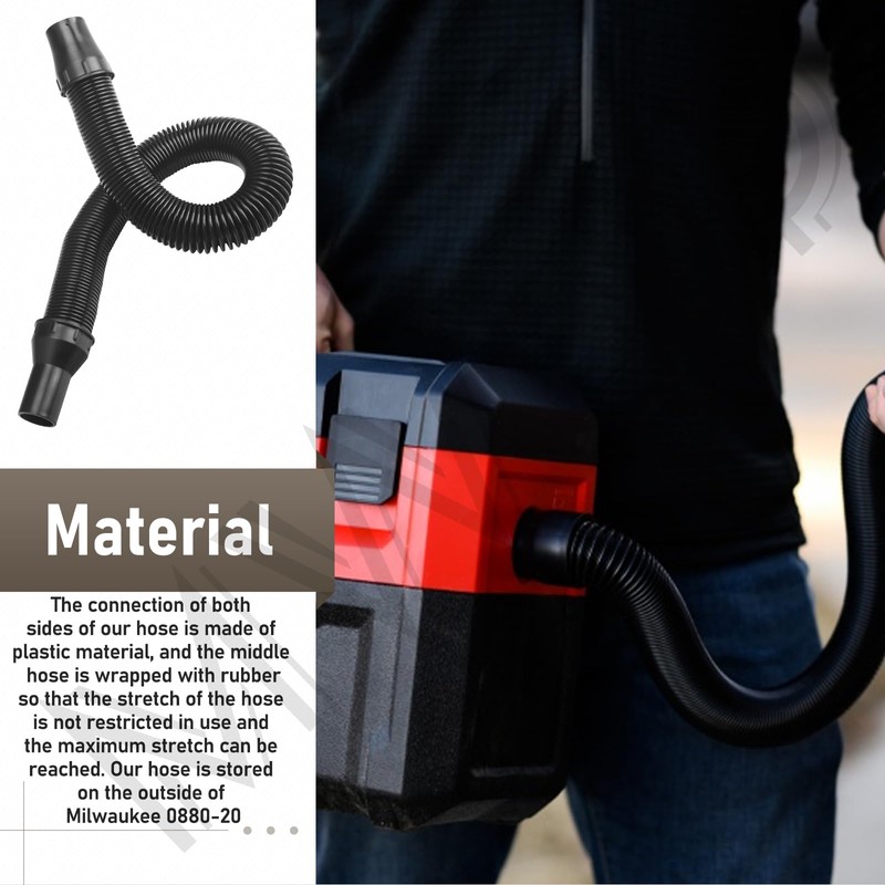 14-37-0160 Vac Hose Replace older 0880-20 Compatible with 0880-20 18V