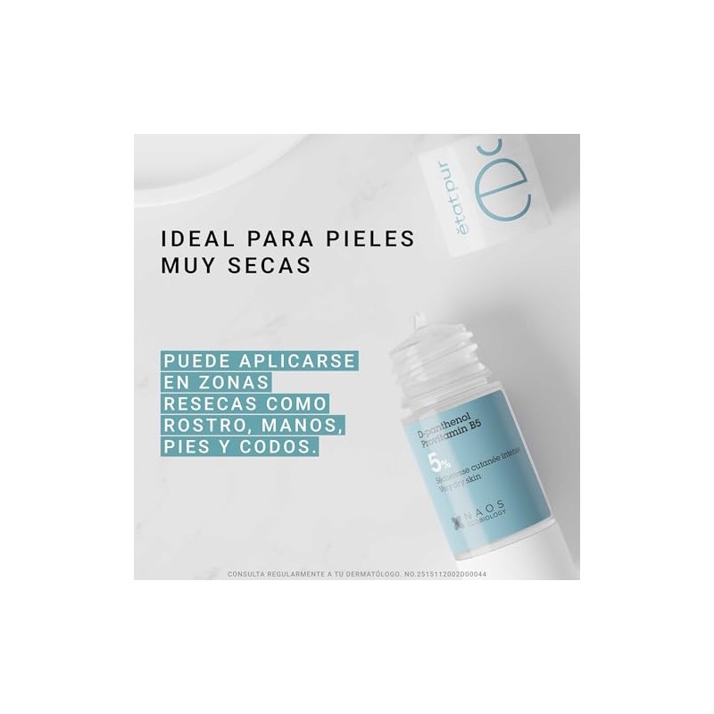 Etat Pur D-pantenol 5 Suero Para Resequedad Extrema, 15 ml