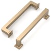 Amerdeco 10 Pack Champagne Bronze Cabinet Pulls 5 Inch(128MM) Hole