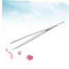 BIUDECO 1pc Stainless Steel Eyebrow Tweezers for Removal Lightweight Multi