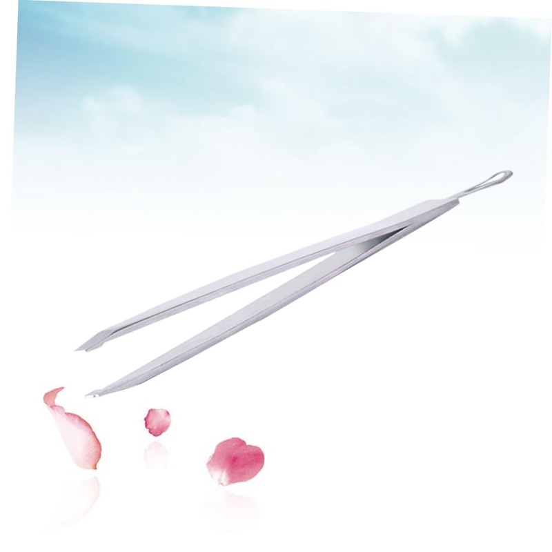 BIUDECO 1pc Stainless Steel Eyebrow Tweezers for Removal Lightweight Multi