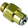 Brass Straight Studs Metric Push-in Air Brake M16X1.5, 12MM Pack