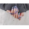 ☪️Amethyst (purple light) handmade nail tips☪️ - Short Round Square