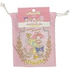 サンリオ マイメロディ×黒美財布 巾着袋 ミニポリエステル 14×18.5cm (パーティー)