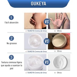 OUKEYA Crema de Urea 40% con Glicerina y Vitamina E 150g