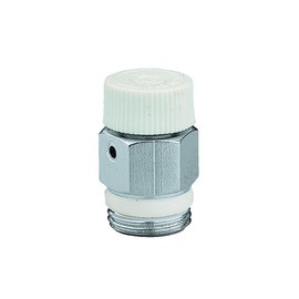 Caleffi 505 Hand Air Vent White 505 1/8 Inch