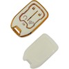 OVIOBOER For Chevy GMC Key Fob Cover with Keychain, White