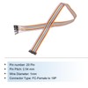 QUARKZMAN IDC Rainbow Wire Flat Ribbon Cable FC Female to