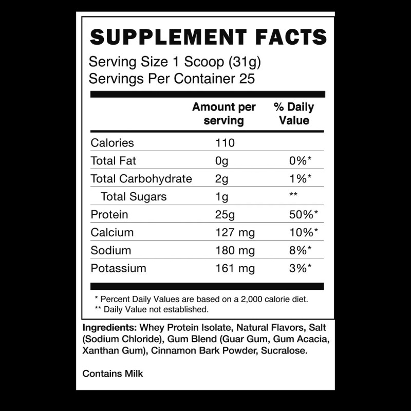 Cbum Raw Itholate Proteina 25 Servicios 1.72 Lb Sabor Churro