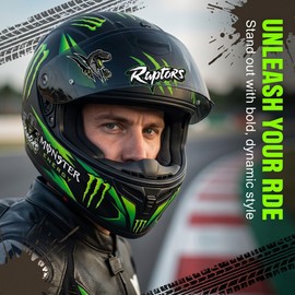4 Pezzi Adesivi Moto Universali, Sticker Moto Impermeabili per Casco e Carene, Kit Decalcomanie Sportive per Motocross, Scooter, Bici e Auto, Grafiche ad Alta Aderenza, Multicolore