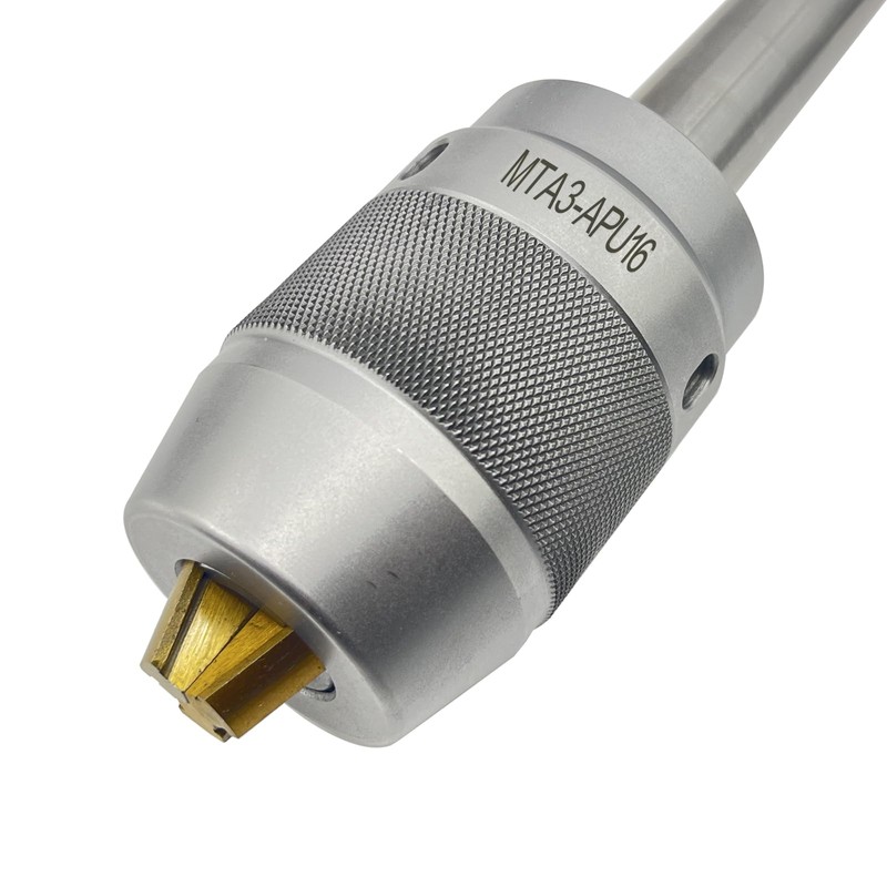 MT3 Keyless Drill Chuck Self-Tightening 1/8"-5/8" (3-16mm) - Titanium Coated