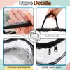 Shinylin 10 Pack Clear Yarn Storage Bags Bulk, 12 x