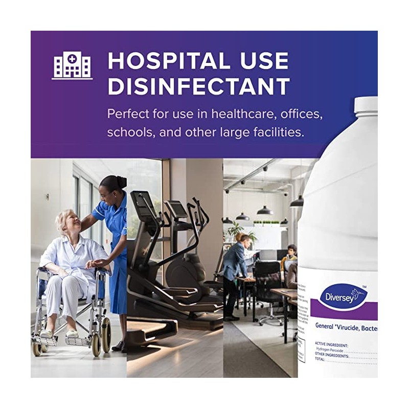 Oxivir Diversey 100898636 Tb One-Step Disinfectant Cleaner, Hospital Grade Accelerated