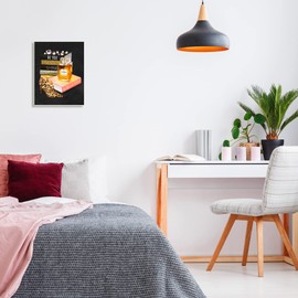 Stupell Industries Be Glamorous Perfume Bottle Cosmetics Leopard Heel Fashion, Design by Ziwei Li