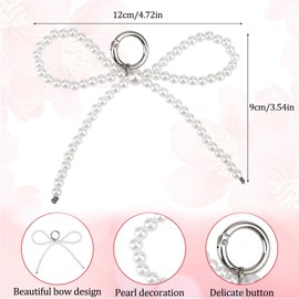 Moguri 1 x Y2K Accessories Keyring, Aesthetic Grunge Bag Pendant, Cute Keychain, Y2K Bag Charms, Aesthetic Phone Charm, Pendant Bag, Key Ring Cute, White