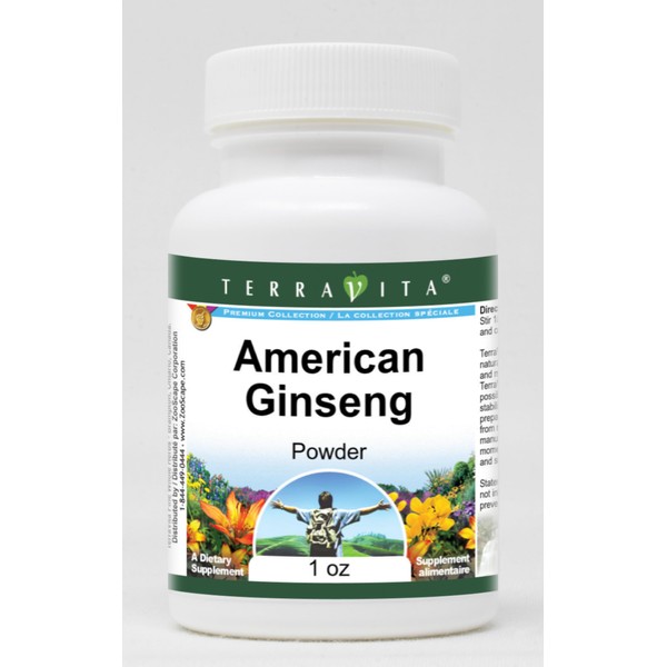 Terravita American Ginseng Powder (1 oz, ZIN: 520233) - 2