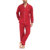 CF Men's Pajama Sets 100% Cotton Pajamas for Men Lightweight